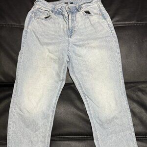 American‎ Eagle Strigid Women’s Jeans Light Wash Denim Size 12 Heavily Stained